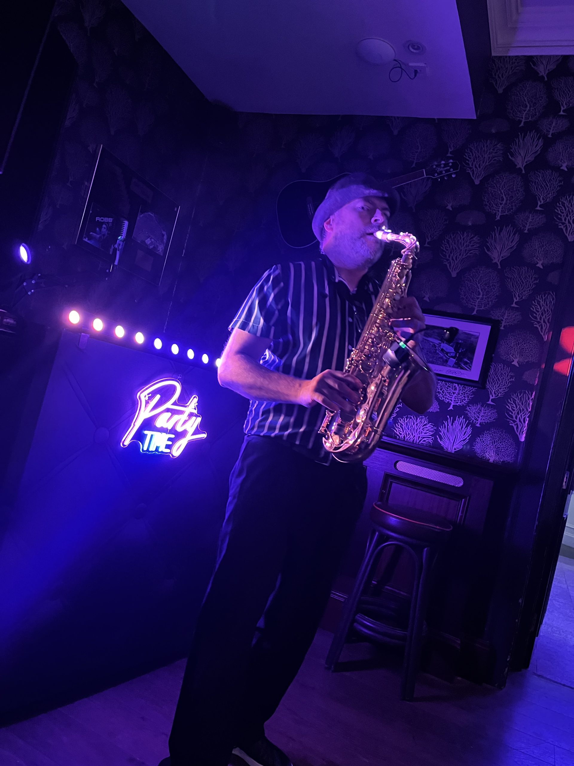 DJ & SAX experience entertaining at Kinnity Castle