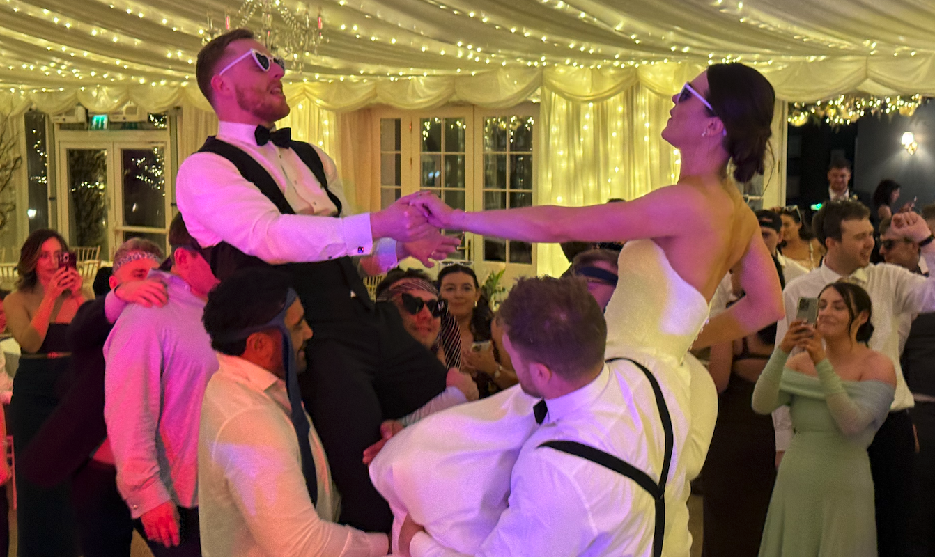 happy newly weds at clonabreany house