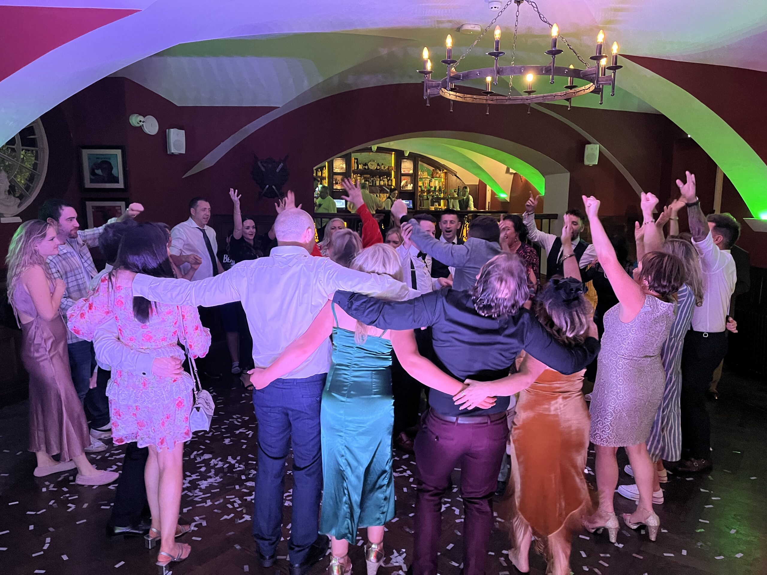a packed dance floor at markree castle